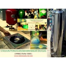 Instalasi Shelter Biogas BD 3-5000L