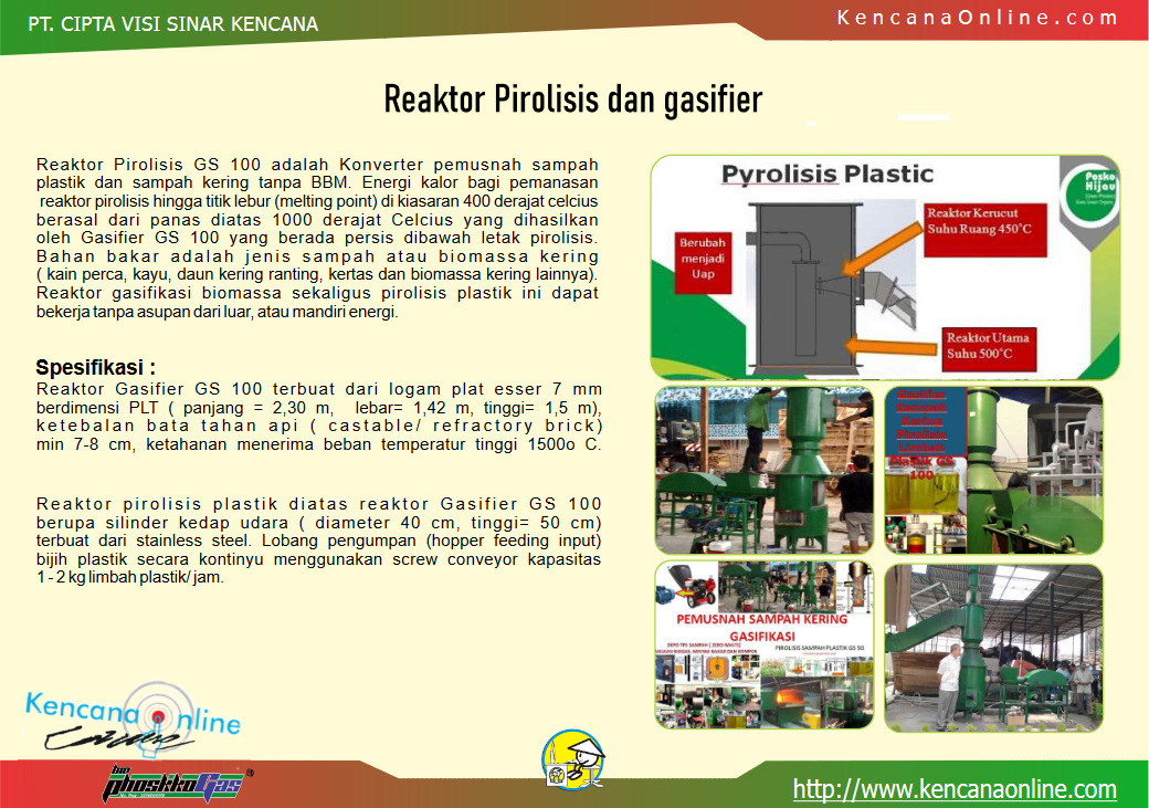 Gasifier Pirolisis RPP