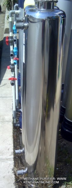 pemurni metan stainless